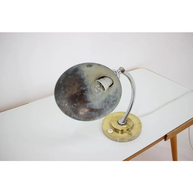 Mid-Century Metal Table Lamp, 1950s For Sale - Image 6 of 12