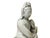 Chinese Vintage Finish Off White Porcelain Reclining Kwan Yin , Bodhisattva Statue For Sale - Image 12 of 13