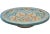 Late 19th Century Late 19th Century Moorish Blue & Orange Judaica Ceramic Plate For Sale - Image 5 of 10