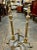 Traditional Federal Classical Brass Andirons For Sale - Image 3 of 9