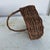 Mid 20th Century Mid 20th Century Vintage Rustic Heart Shaped Basket With Handle For Sale - Image 5 of 9