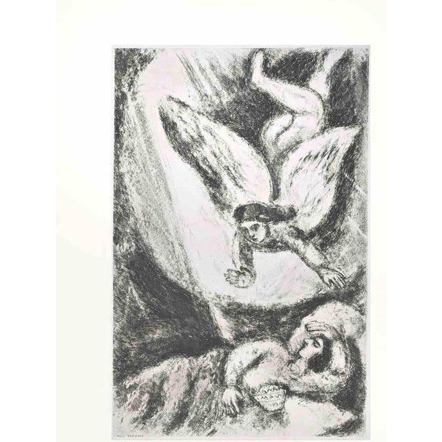 Etching on Montval wove paper, realized by Marc Chagall in 1931-39 and published by Tériade in 1956. Edition of 275+30 out...