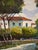 Coastal Large Framed William Rengifo Mediterranean Coastal Impressionist Oil Painting For Sale - Image 3 of 8
