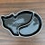 Black Sagaform Black & White Divided Cat Dish by Ylva Olsson For Sale - Image 8 of 9