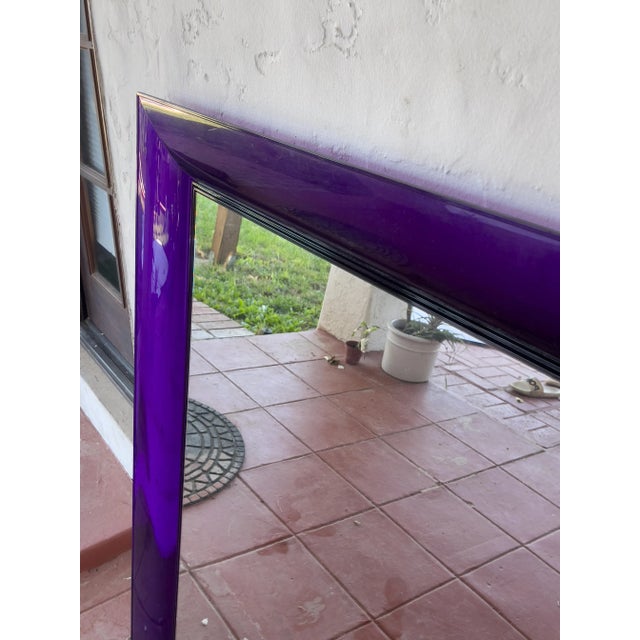 Purple 2000s Philippe Starck Francois Ghost Mirror For Sale - Image 8 of 12