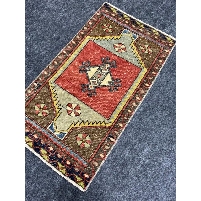 Early 21st Century Turkish Yastik Rug 1'6" x 2'9" For Sale - Image 5 of 5