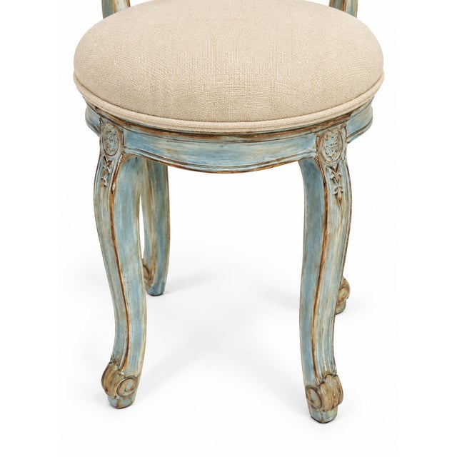 Country French Counter Stools Set of 4 For Sale - Image 4 of 7