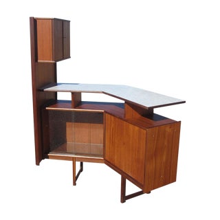Mid-Century Teak Bar Cabinet For Sale