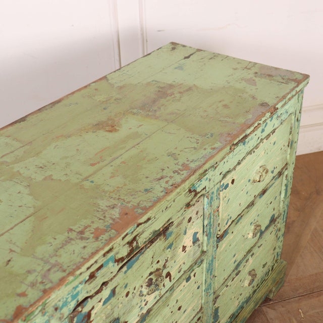 English Painted Dresser Base For Sale - Image 11 of 13