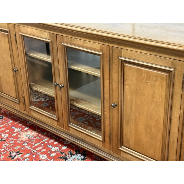 Brown Ethan Allen Jason Buffet For Sale - Image 8 of 12