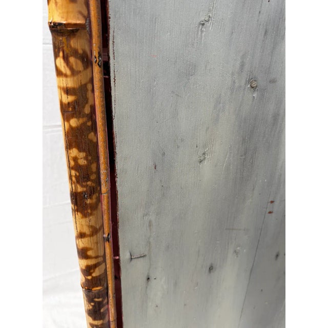Antique Bamboo Display Cabinet For Sale - Image 11 of 18