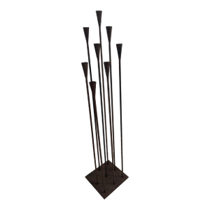 Vintage Metal Floor Candelabra