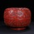 Late 20th Century Large Carved Cinnabar Lacquer Box With Dragon and Floral Motifs For Sale - Image 4 of 10