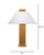 Contemporary Craftsman Table Lamp, Natural Oak Veneer For Sale - Image 3 of 6