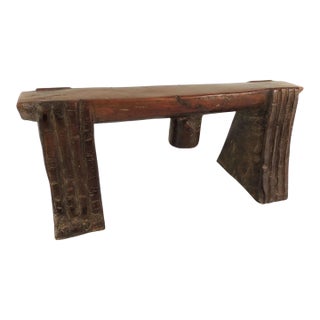 Early 20th Century Zulu Wood Headrest Isigqiki South Africa For Sale