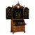 Queen Anne Walnut Secretary Bookcase - Chinoiserie & Mirror Doors For Sale - Image 3 of 10