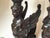 Circa 1880 Pair of Great Hand Carved Wood Winged Caryatids-Griffins Now as Lamps For Sale - Image 11 of 13