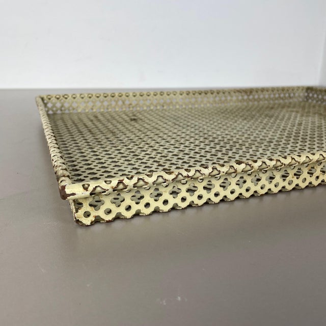 French Metal Tray Rigituelle by Mathieu Matégot, 1950s For Sale - Image 16 of 18