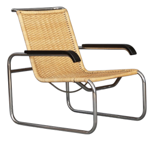 Rattan B35 Cantilever Chair by Marcel Breuer for Thonet
