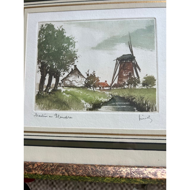 Collection of 5 Framed Limited Edition Signed Prints by Linck Sarouk For Sale - Image 10 of 14