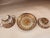 Incredibly delicate and beautiful fine bone China, this very rare set is signed on the bottom and hand painted, Dating to...