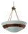 Vintage Art Deco Bowl Form Chandelier Fixture For Sale