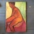 1950s Original Vintage Abstract Modernist. Male Nude Painting 1950’s For Sale - Image 5 of 5