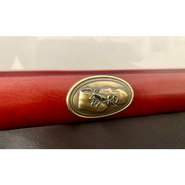 Add a touch of timeless warmth to a nursery, family gallery wall, or library shelf with this exceptional vintage keepsake...
