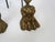 Metal Early 20th Century Bronze Andirons with Lions Paw Feet For Sale - Image 7 of 9