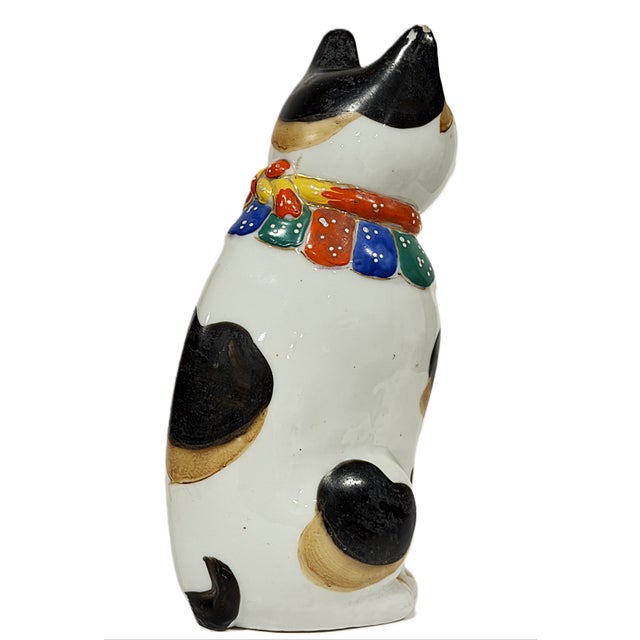 Beckoning Cat Figurine For Sale - Image 4 of 15