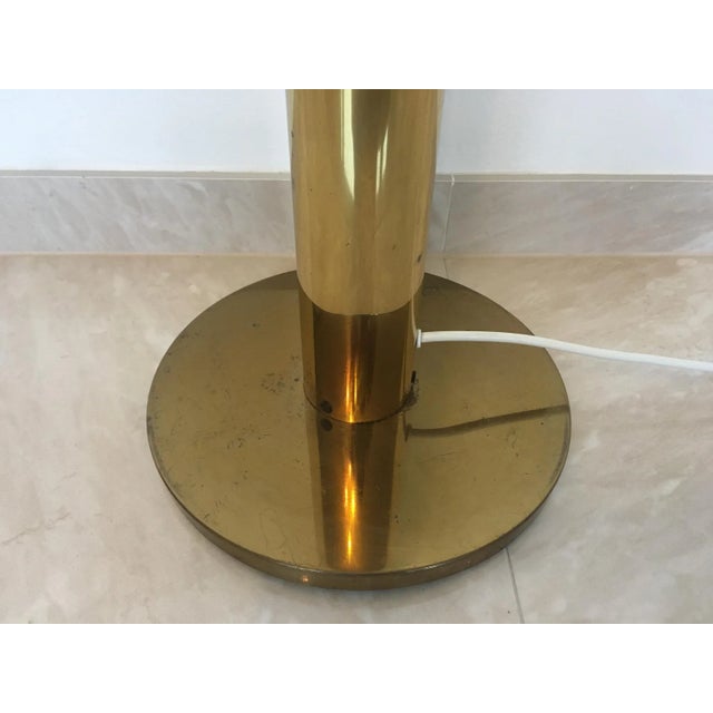 Gaetano Sciolari Mid-Century Italian Brass and Murano Glass Floor Lamp by Gaetano Sciolari, 1970s For Sale - Image 4 of 7