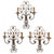 Large Mid-Century Modern Wall Lights by Banci Firenze, Italy, 1960s, Set of 3 For Sale - Image 9 of 9