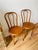 Pair Vintage Thonet Style Bent Wood Chairs For Sale - Image 4 of 6