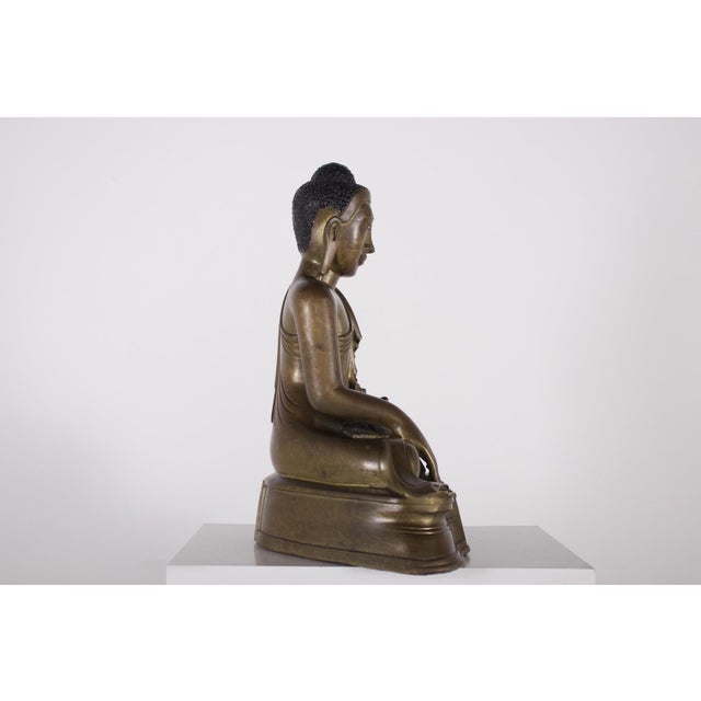 Unknown, Burmese Buddha, 1800s, Bronze For Sale - Image 4 of 8