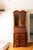 Elegant and timeless antique mahogany secretary desk featuring a classic glass-front bookcase upper cabinet. This piece...