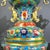Bronze Late 20th Century Pair of Gilt Bronze Cloisonné Enamel Palace Lantern Incense Burners For Sale - Image 8 of 10