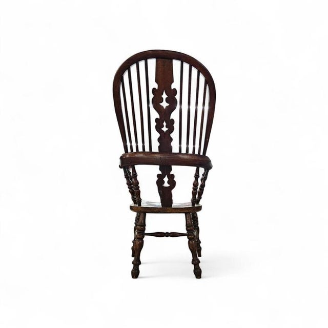 Antique Windsor Chair in Ash and Elm, 1800s For Sale - Image 6 of 9
