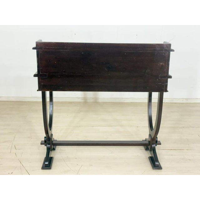 German Desk in Mahogany, 1960s For Sale - Image 9 of 10