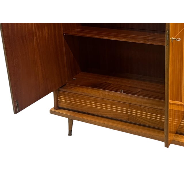 Brown Vintage Bar Cabinet, 1950s For Sale - Image 8 of 18