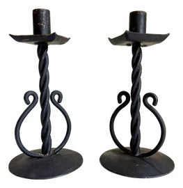 Example of Spanish Revival Candlestick Holders and Votive Holders