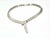 Silver and Rhinestone Snake Necklace For Sale - Image 4 of 11