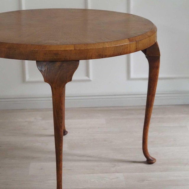 Brown Brown Sofa Table, 1930s For Sale - Image 8 of 10