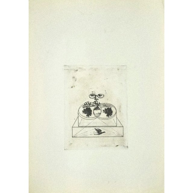 Roses is an original etching on cardboard realized by danilo bergamo in 1970s. Not signed. Good conditions. Danilo bergamo...