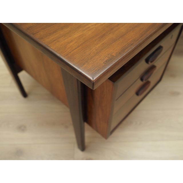 Vintage Danish Rosewood Desk, 1970s For Sale - Image 13 of 14