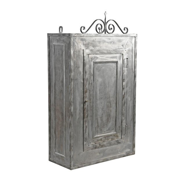Vintage Metal Wall Wardrobe For Sale - Image 6 of 6