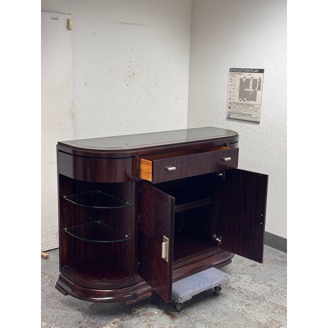 Furnitureland South Art Deco Storage Console For Sale - Image 4 of 12