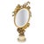Metal 19th Century Gilded Bronze Tabletop Mirror with Onyx Base For Sale - Image 7 of 7