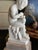 Early 20th Century Italian Porcelain Bisque Figure of a Putto Writing After Canova For Sale - Image 9 of 14