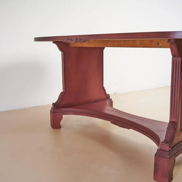 Table with Decorations in Red and Black For Sale - Image 4 of 10