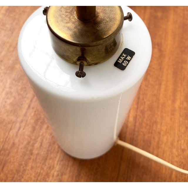 Mid-Century Glass Table Lamp from Odreco, 1960s For Sale - Image 17 of 18